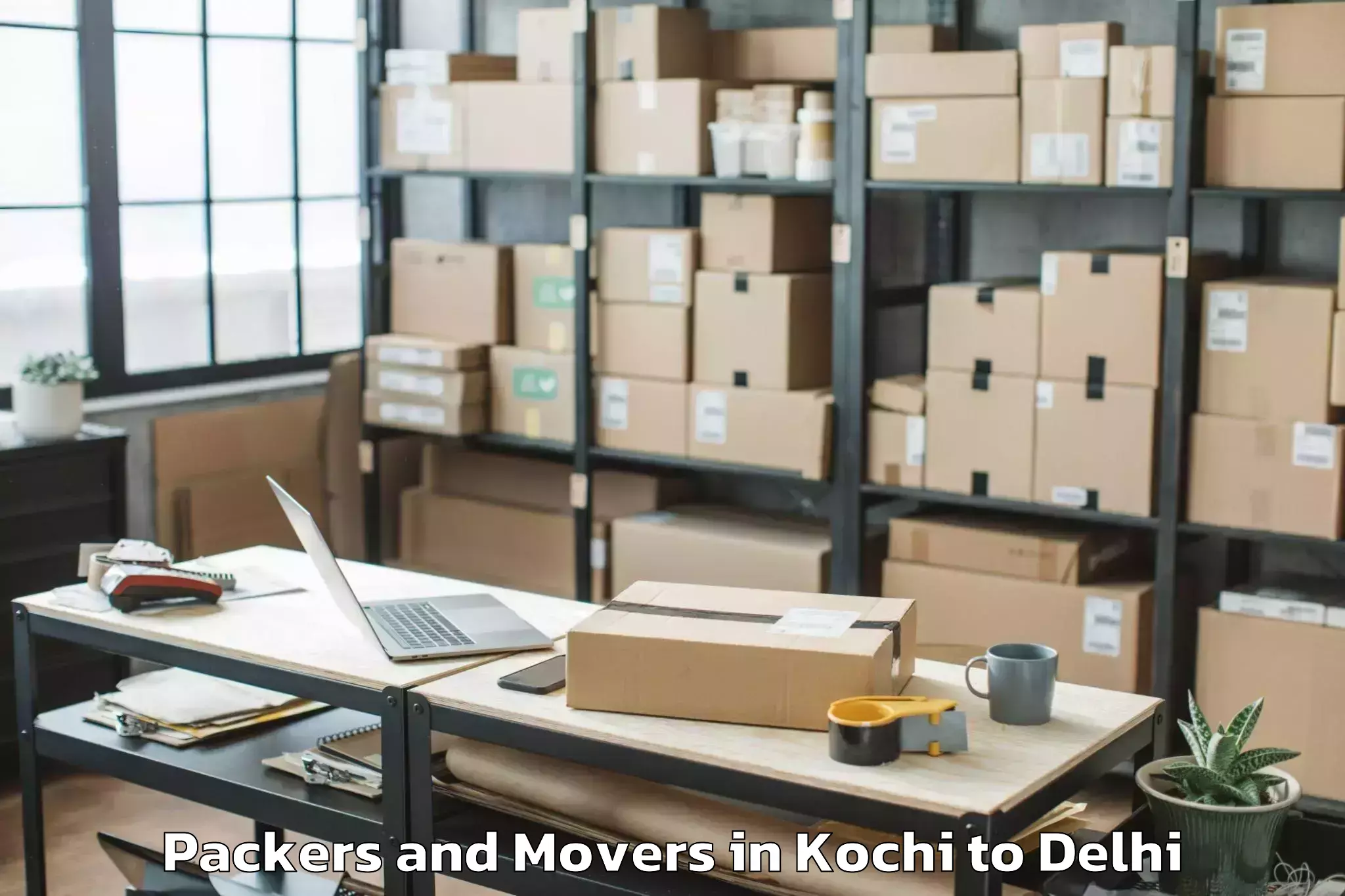 Kochi to Palam Packers And Movers Booking